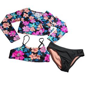 Art Class 3 pc bikini tankini rashguard swimsuit M8